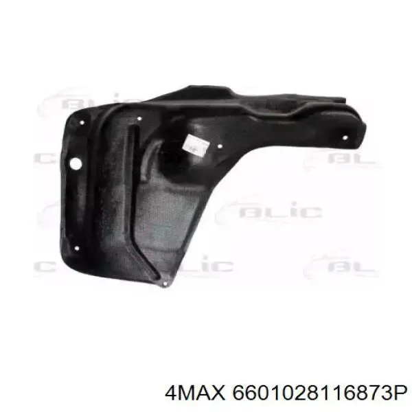 Защита двигателя левая 81143425 Polcar