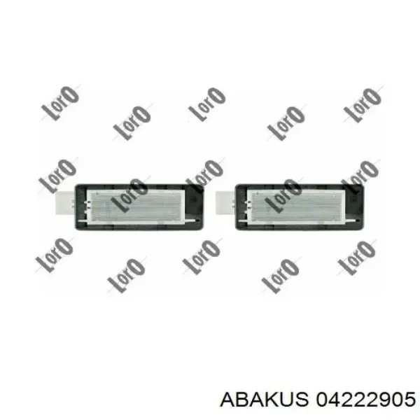 Фонарь подсветки заднего номера Abakus 5512103NUE цена, от