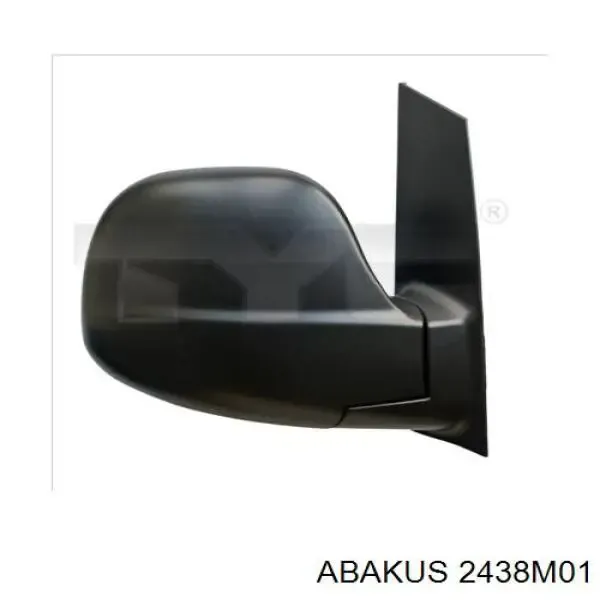 Левое боковое зеркало 2438M01 Depo/Loro/Abakus