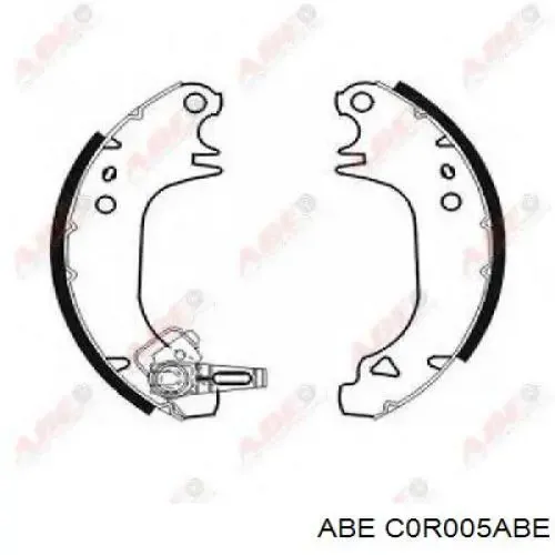 Задние барабанные колодки C0R005ABE ABE