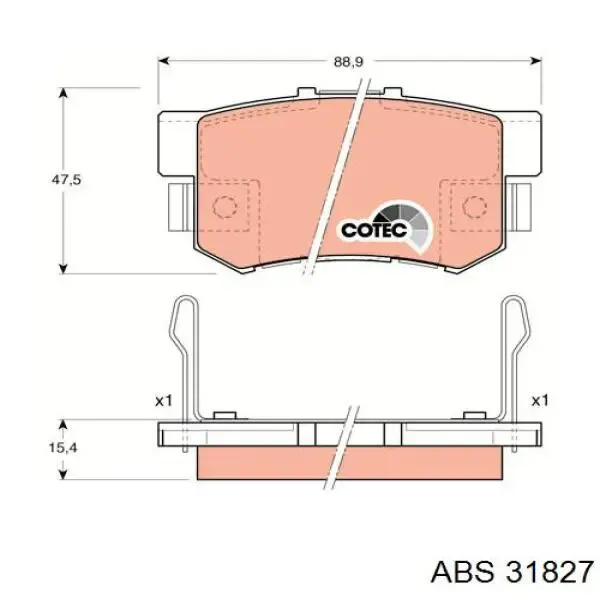 Датчик АБС передний 68570196AB Chrysler