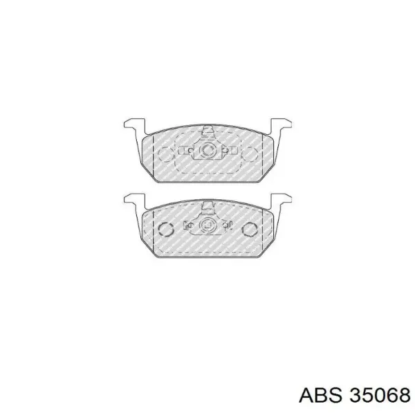 Купить 35068 ABS Колодки тормозные