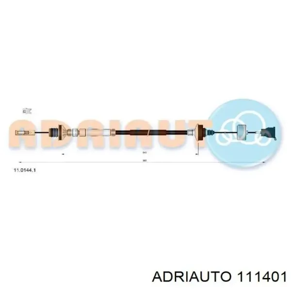Трос сцепления 111401 Adriauto