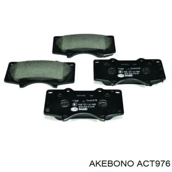 Передние тормозные колодки ACT976 Akebono