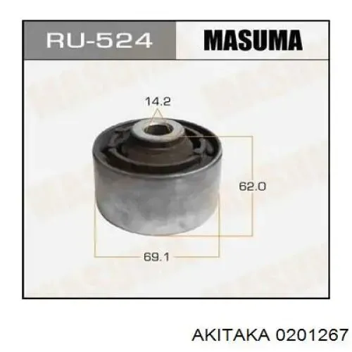 Сайлентблок заднего продольного рычага передний 0201267 Akitaka
