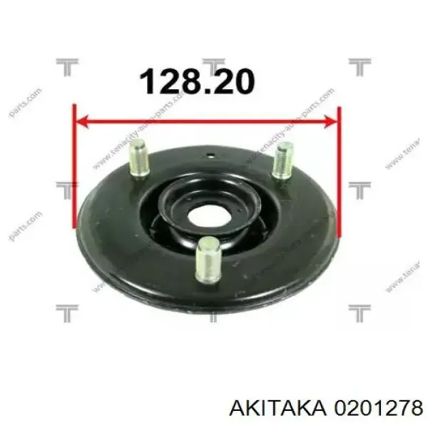 Сайлентблок амортизатора переднего 0201278 Akitaka