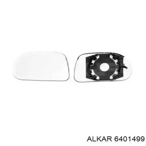 Стекло зеркала заднего вида, левого Fiat/Alfa/Lancia 0071711179