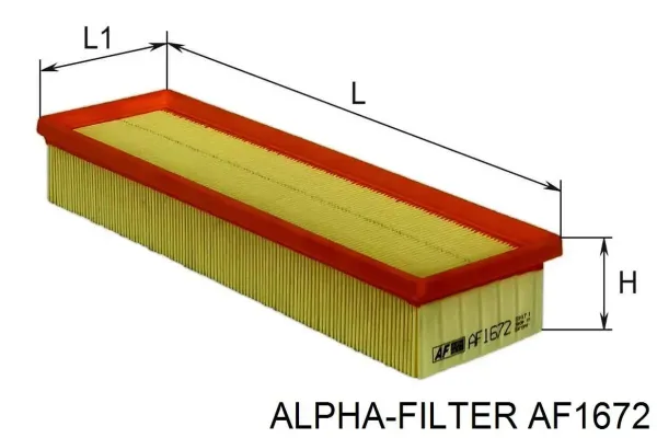 Воздушный фильтр AF1672 Alpha Filter