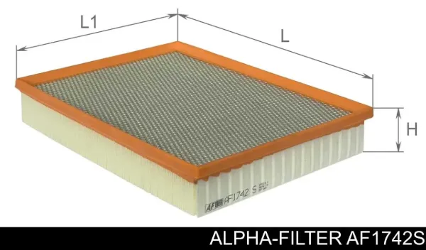 Воздушный фильтр AF1742S Alpha Filter
