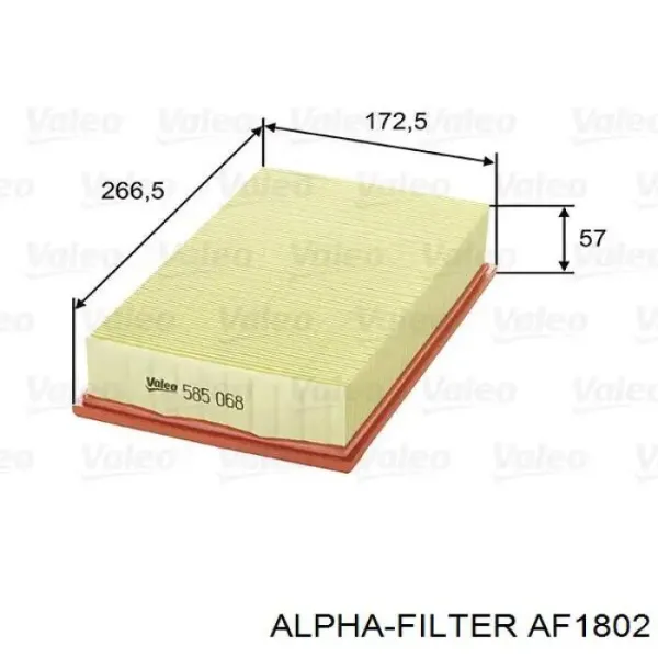 Воздушный фильтр AF1802 Alpha Filter
