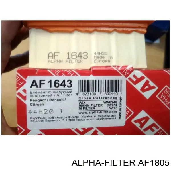 Воздушный фильтр AF1805 Alpha Filter