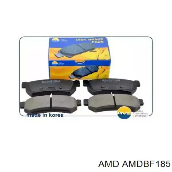 Задние тормозные колодки AMDBF185 AMD