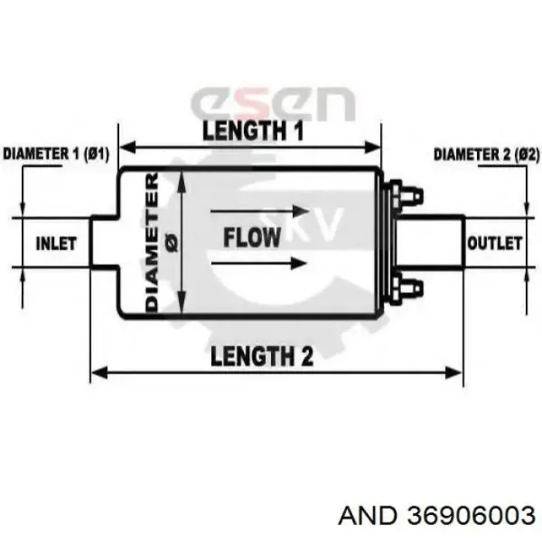 Бензонасос 36906003 AND
