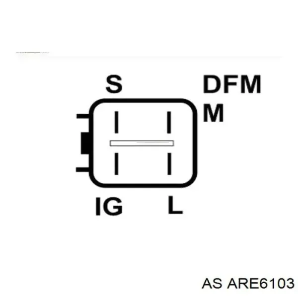 Реле генератора ARE6103 AS/Auto Storm