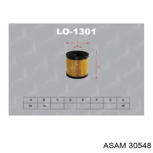 30548 Asam Масляный фильтр двигателя