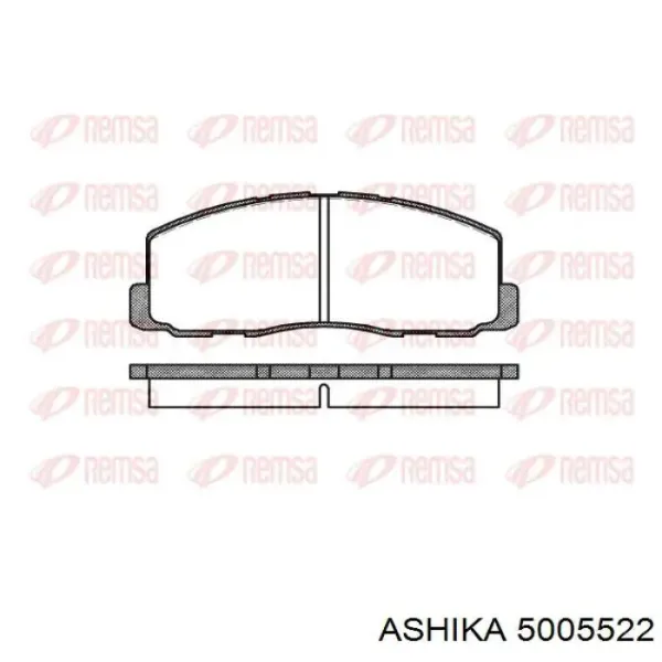 Передние тормозные колодки 5005522 Ashika