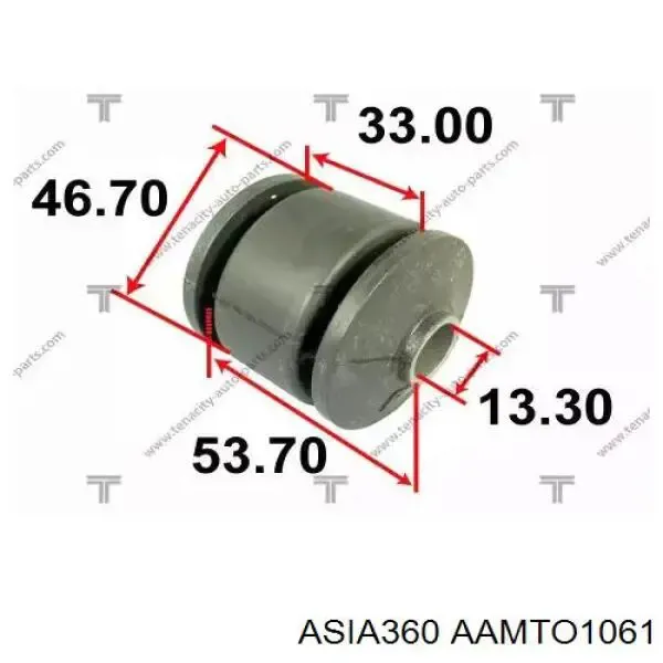 Сайлентблок тяги поперечной (задней подвески) AAMTO1061 Asia360