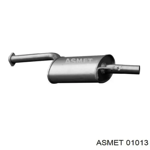 Центральная часть глушителя 01013 Asmet