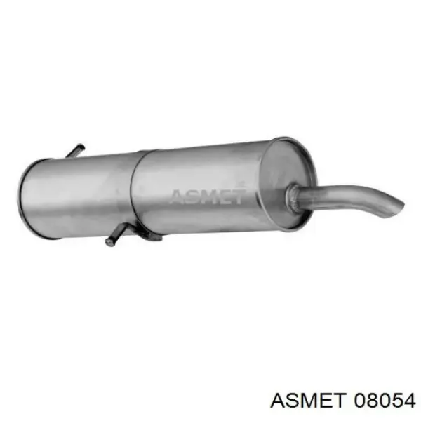 Глушитель задний 08054 Asmet