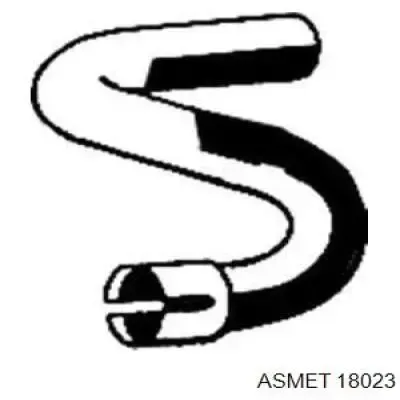 Глушитель задний 18023 Asmet