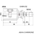 ШРУС внутренний правый ASVA CHRIRCRZ