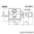 Шрус внутренний левый MARKET (OEM) XX495052PA30