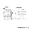 ШРУС внутренний правый ASVA LRIRD3F2