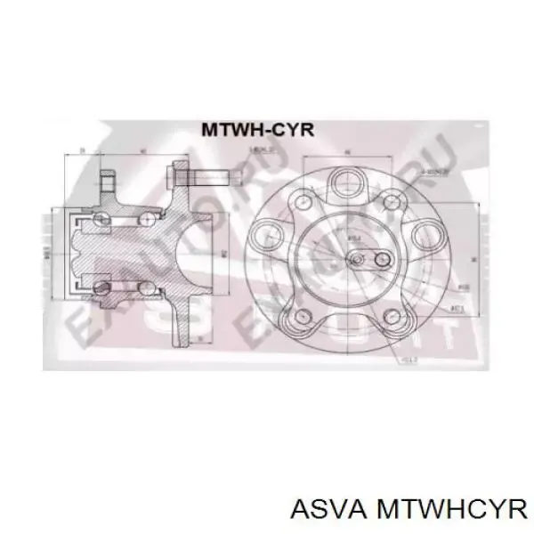 Задняя ступица MTWHCYR Asva