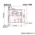 Шрус внутренний левый Nissan Sunny N14