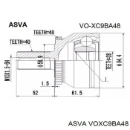 ШРУС наружный METZGER 7110222 ШРУС наружный METZGER 7110222