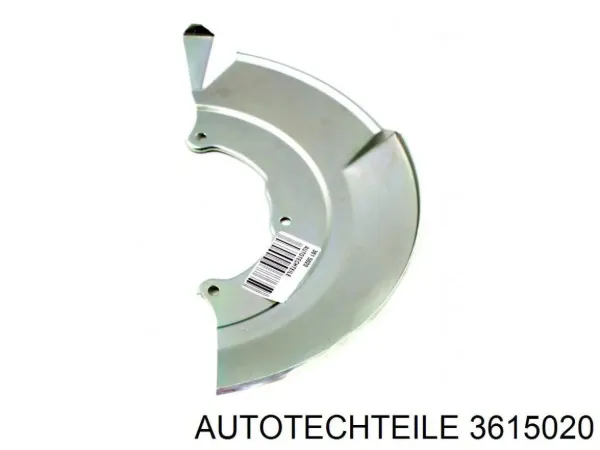 Защита тормозного диска переднего левого 3615020 Autotechteile