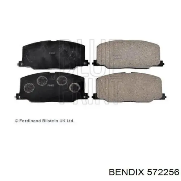 Передние тормозные колодки 572256 Jurid/Bendix