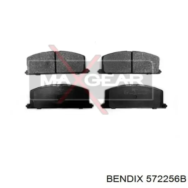 Передние тормозные колодки 572256B Jurid/Bendix