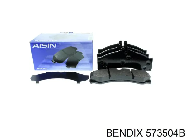 Передние тормозные колодки 573504B Jurid/Bendix