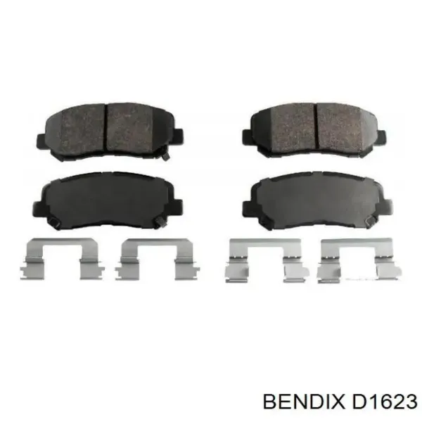 Передние тормозные колодки D1623 Jurid/Bendix