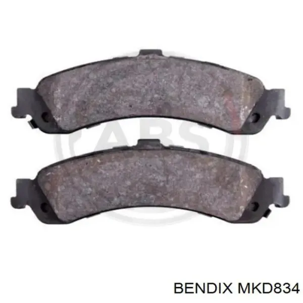 Задние тормозные колодки MKD834 Jurid/Bendix
