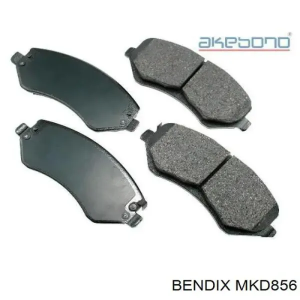Передние тормозные колодки MKD856 Jurid/Bendix
