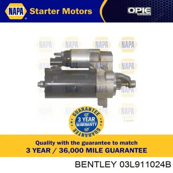 Стартер 03L911024B Bentley