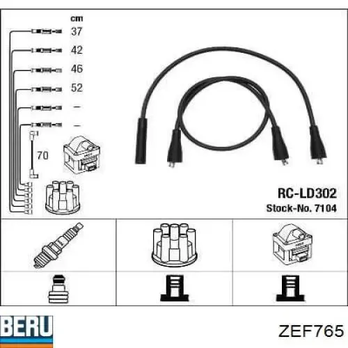 Высоковольтные провода ZEF765 Beru