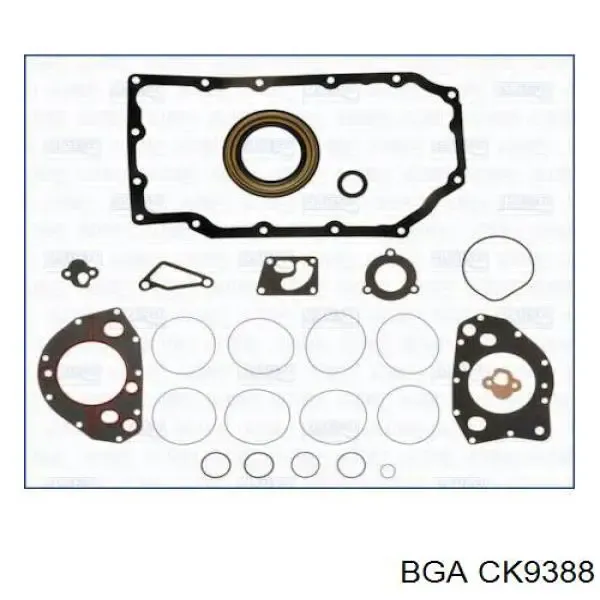 CK9388 BGA Комплект прокладок двигателя, нижний