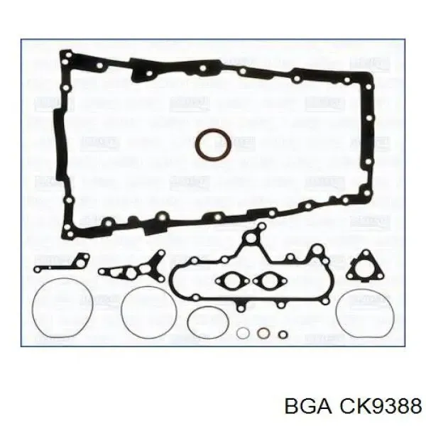 Нижний комплект прокладок двигателя BGA CK9388 цена, от