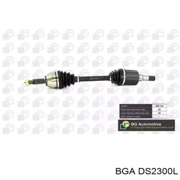 Левая полуось TDS0055 Magneti Marelli
