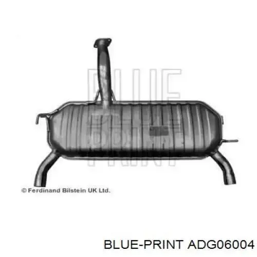 Глушитель задний ED47153 Edex
