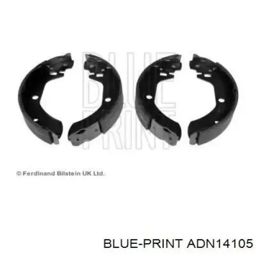 Задние барабанные колодки DD06MQ0125 Nissan/Infiniti