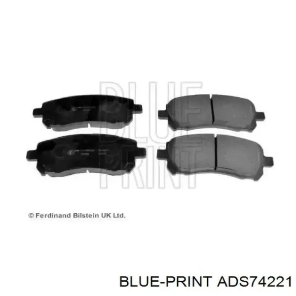 Передние тормозные колодки 26296AE140 Subaru