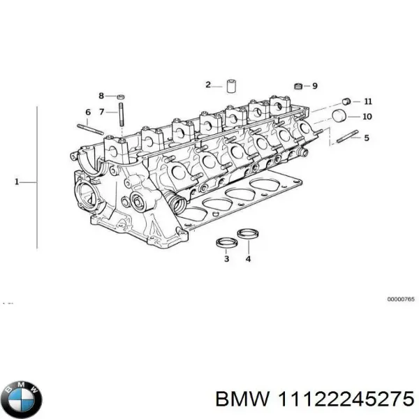 ГБЦ 11122245275 BMW