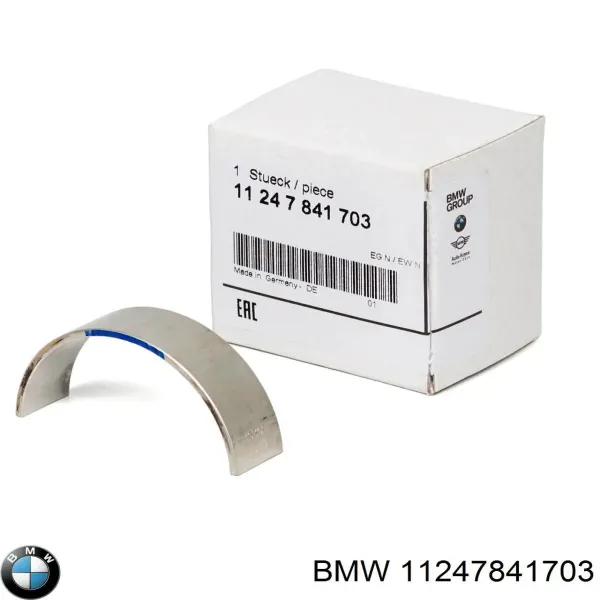 Вкладыши коленвала коренные, комплект, 1-й ремонт (+0,25) 11247841703 BMW