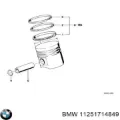 Кольца поршневые комплект на мотор, 2-й ремонт (+0,50) BMW 3 E30