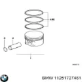 Комплект поршневых колец на 1 цилиндр, стандарт BMW 11251727461