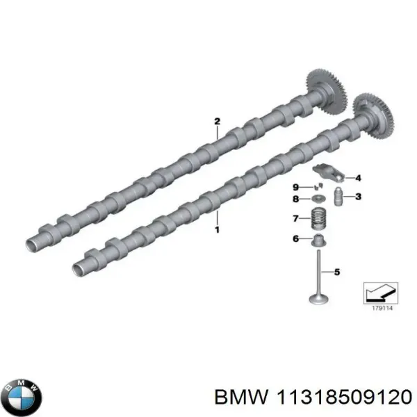 Распредвал 11318509120 BMW